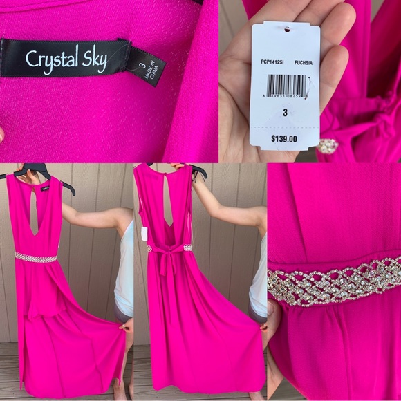 Crystal Sky Romper w/ Over Skirt NWT